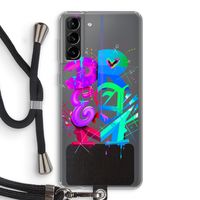 Dream: Samsung Galaxy S21 Plus Transparant Hoesje met koord