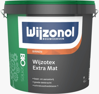 wijzonol wijzotex extra mat wit 10 ltr - thumbnail
