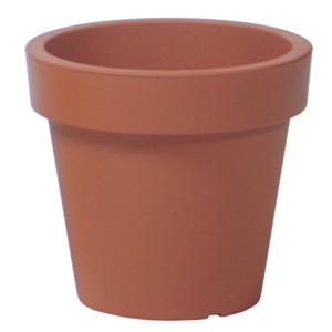 Prosperplast Bloempot - kunststof - terra cotta - D16 x H14,5 cm   -