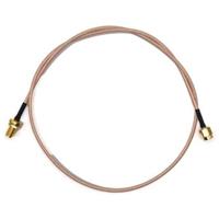 Mueller Electric BU-4150031024 Coaxkabel SMA-bus SMA-stekker 0.6 m Transparant 1 stuk(s)