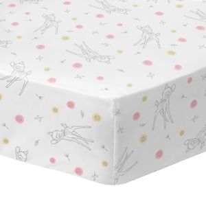 Disney Bambi Hoeslaken Flower - 90 x 200 cm - Katoen