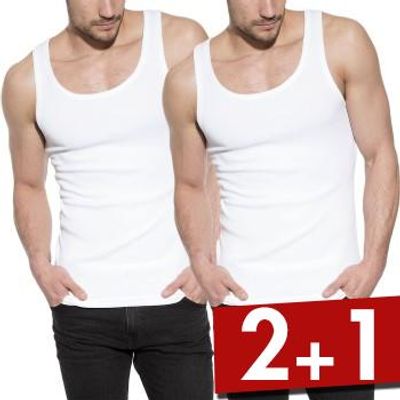 Bread and Boxers Men Tanks 2 stuks * Actie *