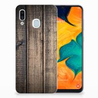Samsung Galaxy A30 | Bumper Hoesje | Steigerhout