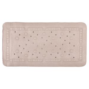 Differnz Tutus inlegmat bad - 100% PVC - anti-slip laag - 68 x 36 cm - taupe