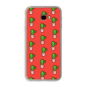 Mini cactus: Samsung Galaxy J4 Plus Transparant Hoesje