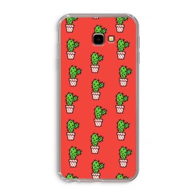 Mini cactus: Samsung Galaxy J4 Plus Transparant Hoesje