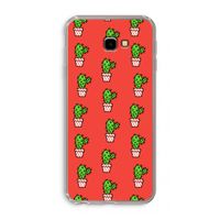 Mini cactus: Samsung Galaxy J4 Plus Transparant Hoesje