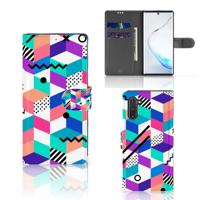 Samsung Galaxy Note 10 | Book Case | Blokken Kleurrijk