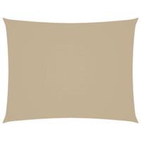 vidaXL Zonnescherm rechthoekig 3,5x5 m oxford stof beige