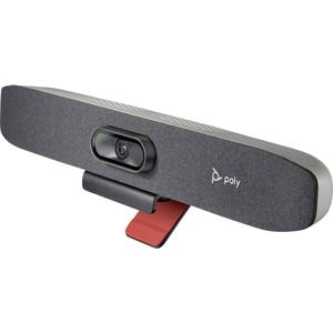 HP Poly Studio R30 USB Video Bar-EURO Conferentieluidspreker USB-C, USB-A, Bluetooth, WiFi 6 (IEEE 802.11) Zwart/wit