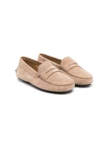 Tod's Kids mocassins Gommino en cuir - Tons neutres