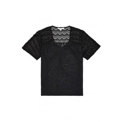 Garcia - Zwart | unisex | Top | Zwart | L | regular | Kamst mode
