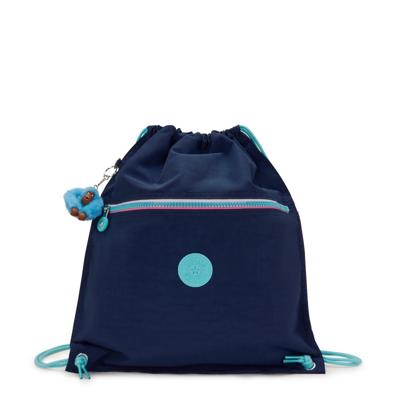 Kipling Supertaboo large drawstring bag-Resort Navy