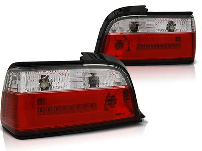 Tuning-Tec Achterlichten BMW E36 12 90-08 99 C/C ROOD HELDER BAR LED