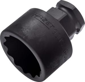 HAZET Krachtdopsleutel 900SZ6-30 · 1/2 inch (12,5 mm) vierkant hol, 24 mm buitenzeskant · Buitentwaalfkant tractieprofiel · SW 30 mm