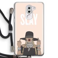 Slay All Day: Honor 6X Transparant Hoesje met koord Slay All Day: Honor 6X Transparant Hoesje met koord