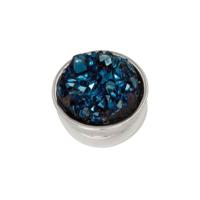 iXXXi Top Part Drusy Dark Blue Silver