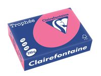 Clairefontaine Trophée Intens, gekleurd papier, A4, 210 g, 250 vel, fuchsia