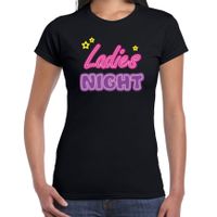 Vrijgezellenfeest t-shirt dames - ladies night - feest outfit - zwart