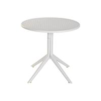 Eettafel Home ESPRIT Grijs Metaal Polypropyleen 80 x 80 x 75 cm