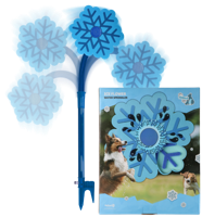 Coolpets ice flower watersproeier blauw hondenspeelgoed