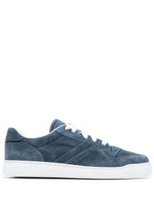 Doucal's baskets en daim - Bleu