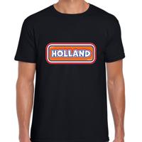 Verkleed T-shirt voor heren - Holland - zwart - voetbal supporter - themafeest