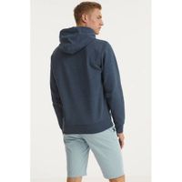 Tommy Jeans hoodie met biologisch katoen donkerblauw melange - thumbnail