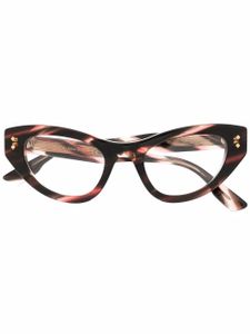 Gucci Eyewear lunettes de vue à monture papillon - Noir