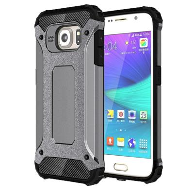 Voor Samsung Galaxy S6 / G920 harde Armor TPU + PC combinatie hoesje (grijs)