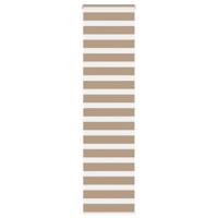 Zebra Blind 55x200 cm stofbreedte 50,9 cm polyester zandbruin