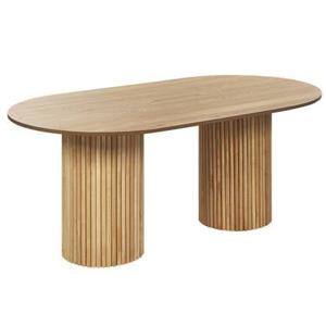 Beliani - SHERIDAN - Eettafel - Lichte houtkleur - MDF