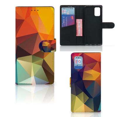 Samsung Galaxy A02s | M02s | Book Case | Polygon Color