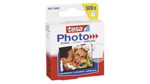 tesa Photo® Hoeken kleefpads (b x h) 17 mm x 19 mm Transparant Inhoud: 500 stuk(s)