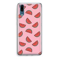 Watermeloen: Huawei P20 Transparant Hoesje - thumbnail