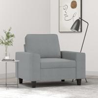Fauteuil 60 cm stof lichtgrijs