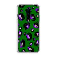 Green Cheetah: OnePlus 8 Transparant Hoesje