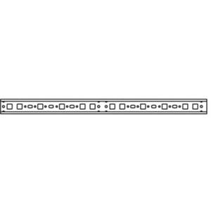 Striebel & John ED2P30 DIN-rail Staal 494 mm 30 stuk(s)