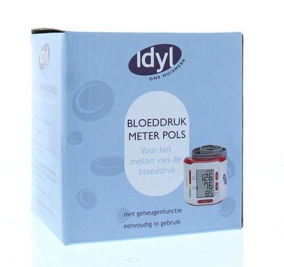 Idyl Bloeddrukmeter pols met bewaardoos (1 st) Idyl Bloeddrukmeter pols met bewaardoos (1 st)