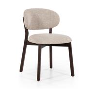 Eleonora Mikky eetkamerstoel bruin Moon Taupe