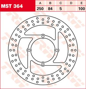 TRW Remschijf, remschijven voor de moto, MST364