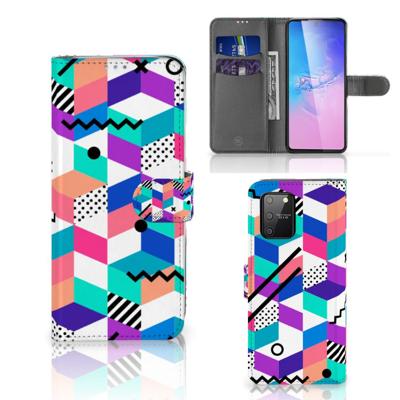 Samsung S10 Lite | Book Case | Blokken Kleurrijk