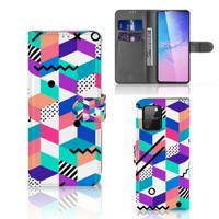 Samsung S10 Lite | Book Case | Blokken Kleurrijk