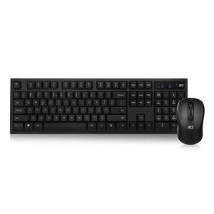 ACT draadloos toetsenbord en muis usb nano ontvanger qwerty