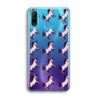 Musketon Unicorn: Huawei P30 Lite Transparant Hoesje