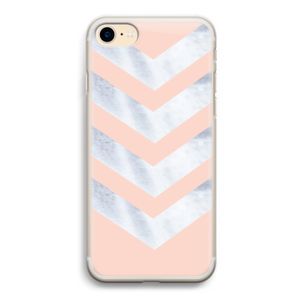 Marmeren pijlen: iPhone 7 Transparant Hoesje