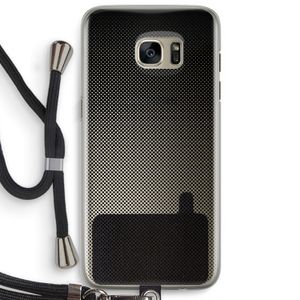 Musketon Halftone: Samsung Galaxy S7 Edge Transparant Hoesje met koord