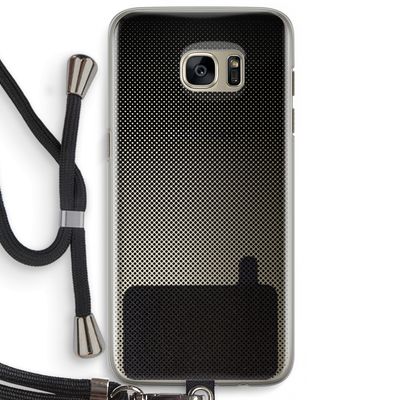 Musketon Halftone: Samsung Galaxy S7 Edge Transparant Hoesje met koord