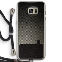 Musketon Halftone: Samsung Galaxy S7 Edge Transparant Hoesje met koord
