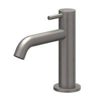 IVY Bond Fonteinkraan - Opbouw - Laag - Geborsteld Metal Black PVD